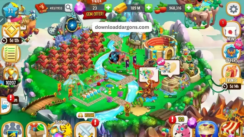 Dragon City island 